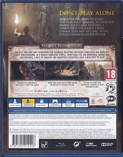 The Dark Pictures - House Of Ashes - PS4 (B Grade) (Genbrug)